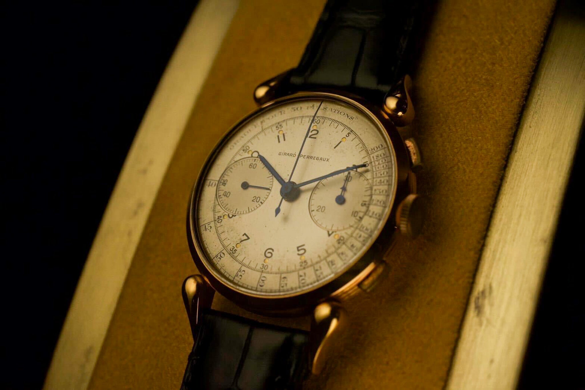 1950s Girard Perregaux Pulsations Chronograph