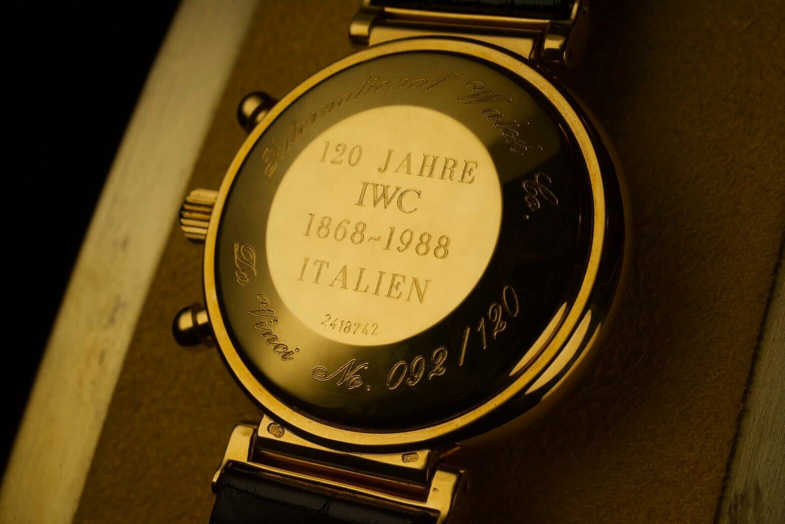 1988 IWC “Da Vinci” Perpetual Chronograph Ref.3750-05