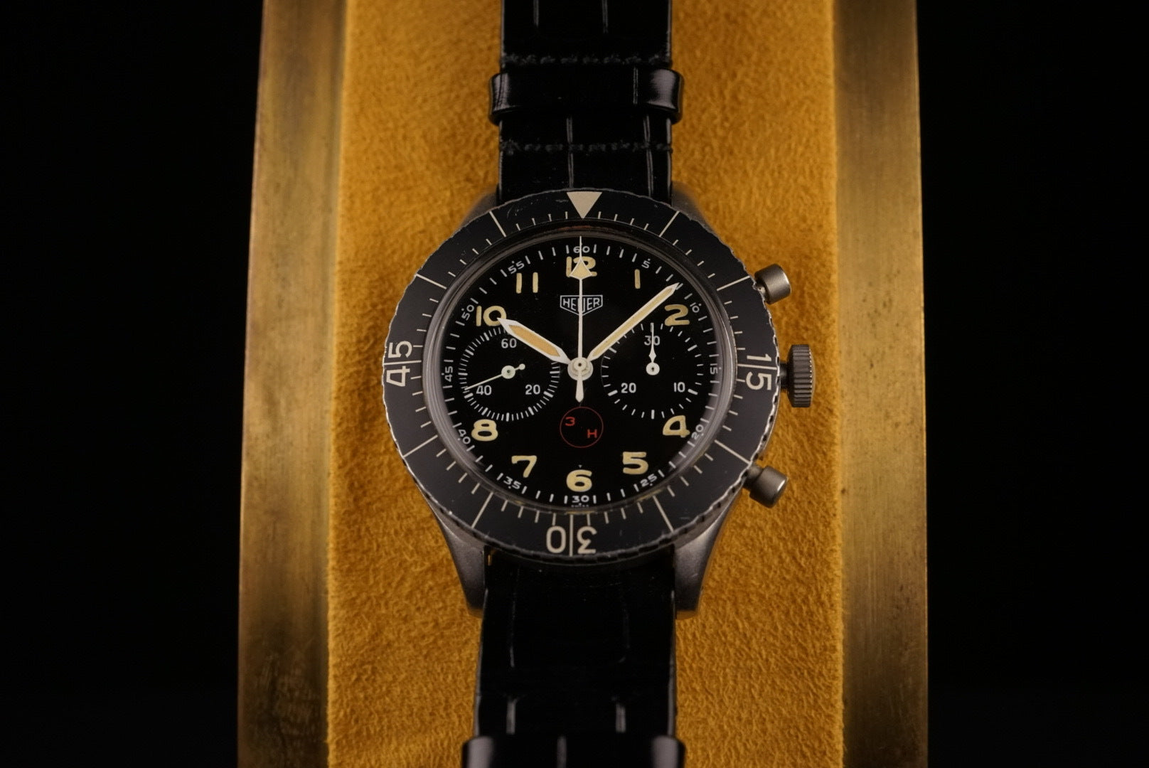 1970s, Heuer Bundeswehr Flyback ref.1550 SG