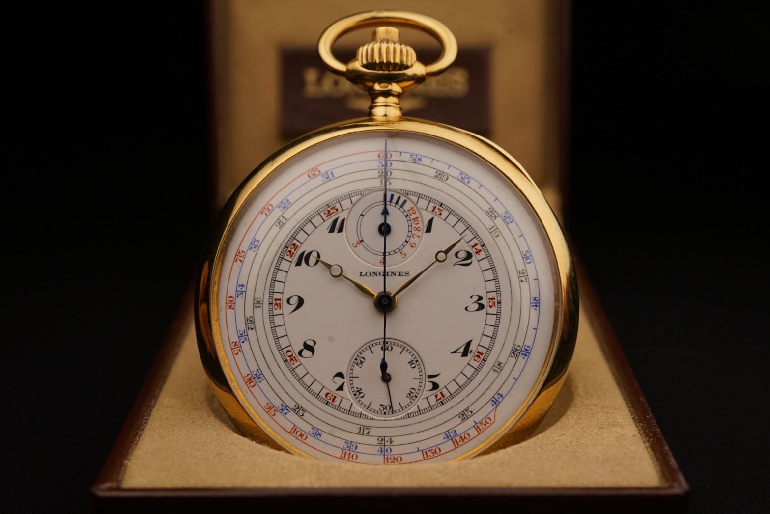 1910s, Longines Pocket Chronograph Watch　