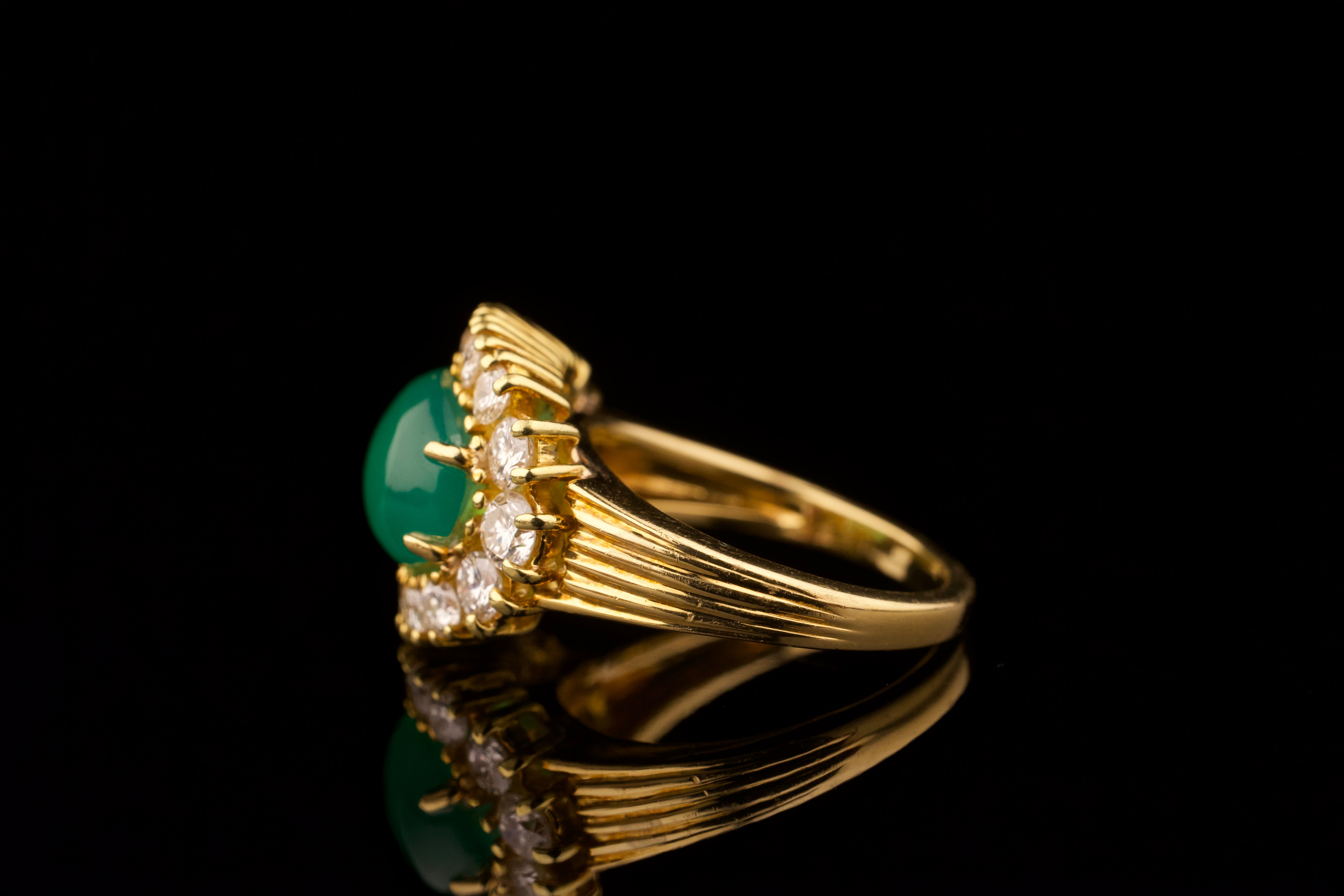 1960s VAN CLEEF & ARPELS Imperial Jade Ring