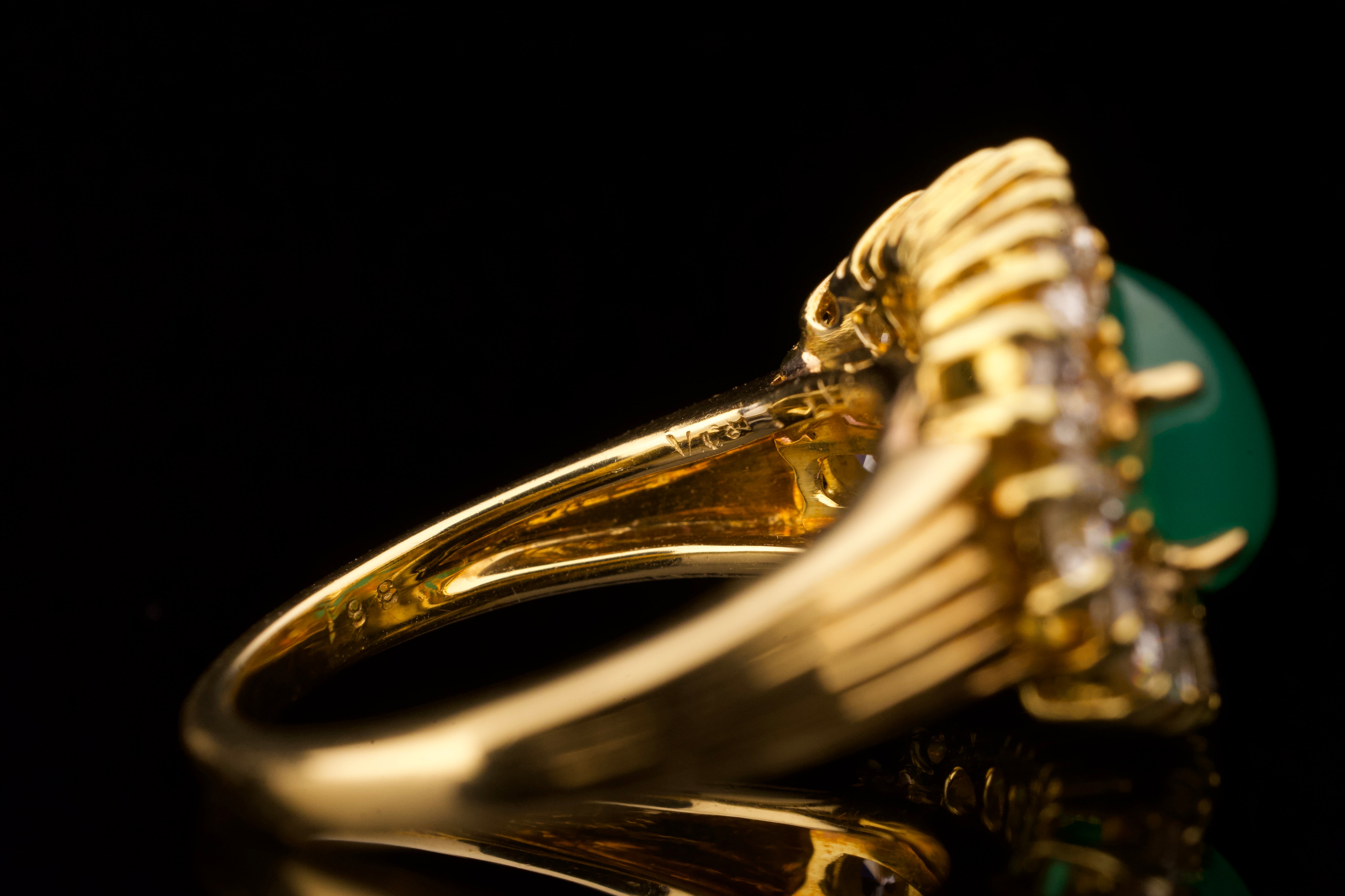 1960s VAN CLEEF & ARPELS Imperial Jade Ring