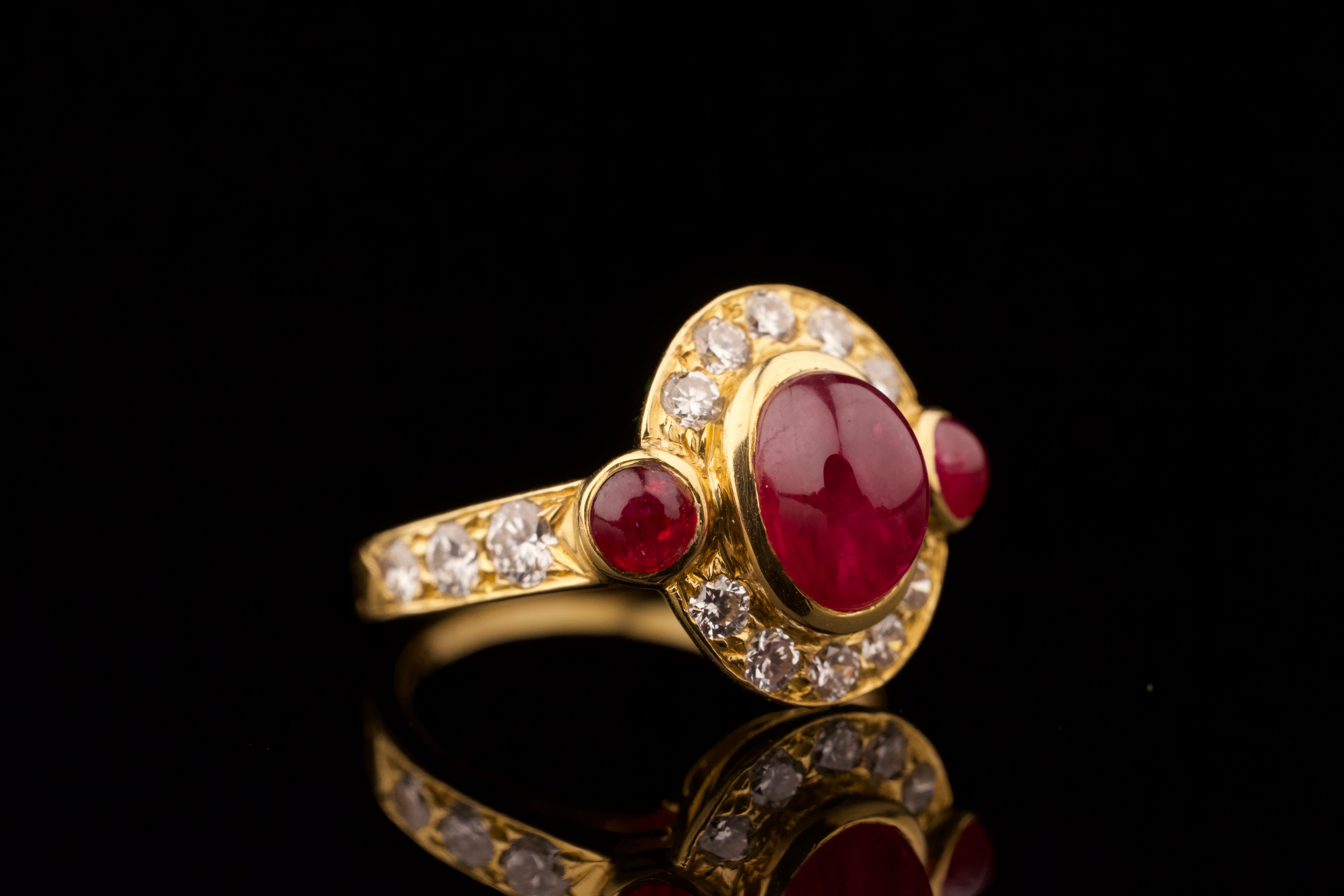 1980s VAN CLEEF & ARPELS Ruby Ring