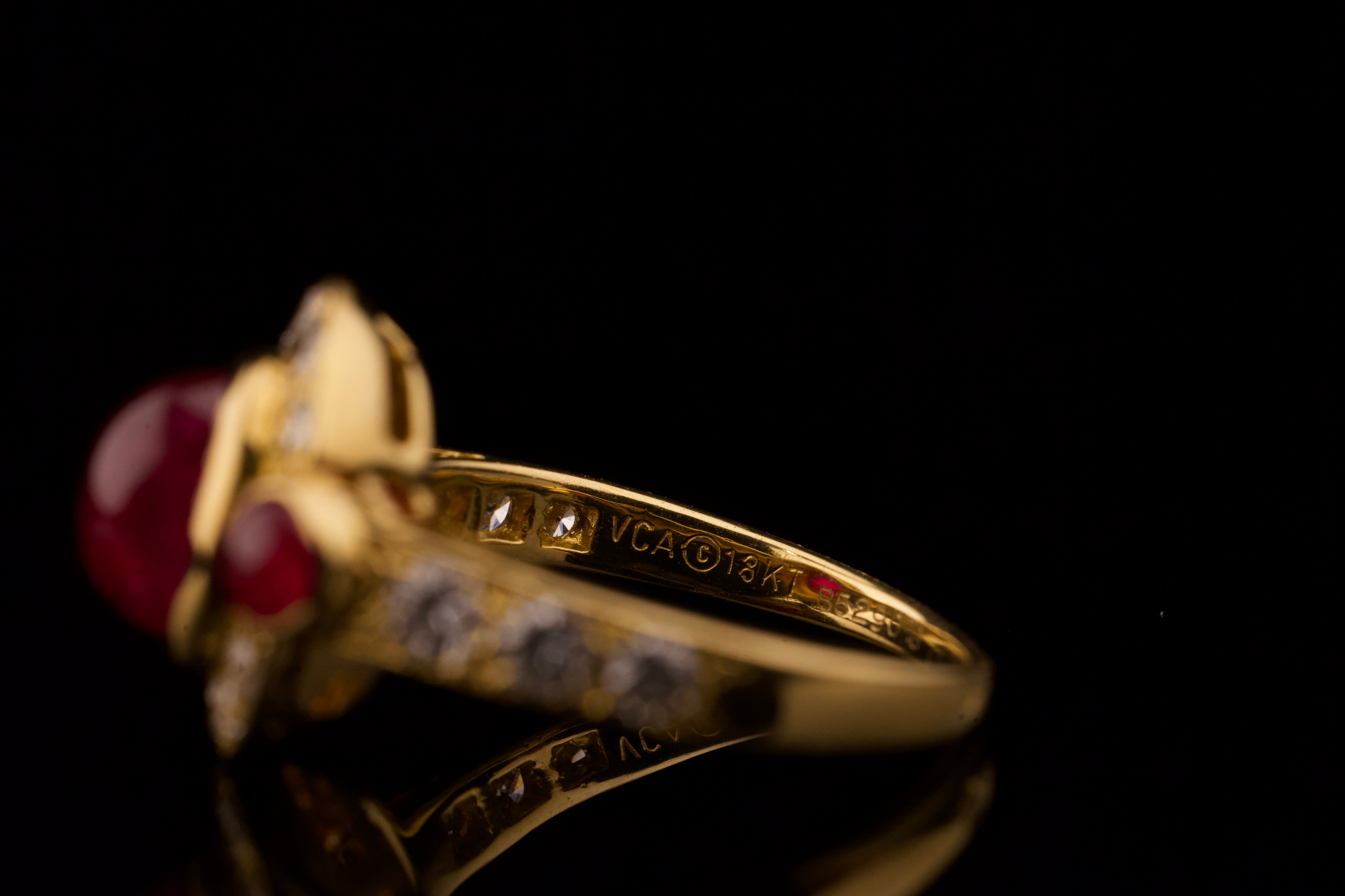 1980s VAN CLEEF & ARPELS Ruby Ring